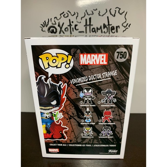 Funko POP! Marvel Venomized Doctor Strange GLOW Boxed Lunch Exclusive - Picture 3 of 6